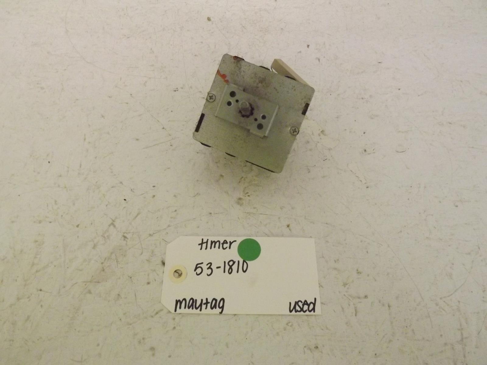 Maytag Dryer 53-1810 Timer Used Maytag Dryer 53-1810 Timer Used